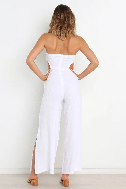 Willemina Jumpsuit - White