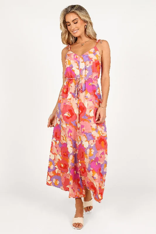 Zahara Wide Leg Jumpsuit - Floral