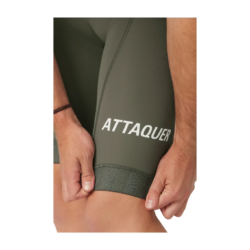 Attaquer All Day Bib Short - Grey Smoke