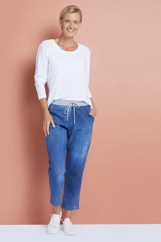 Bethany Plain Pants - Denim