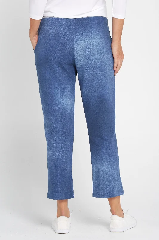 Bethany Plain Pants - Denim