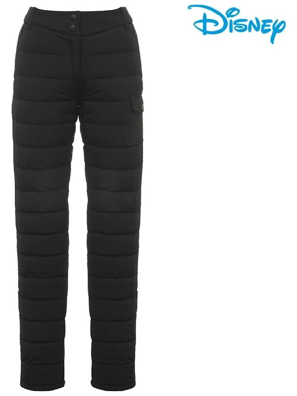 Women s goose down quilted slim straight fit padded pants DN4LPDR35