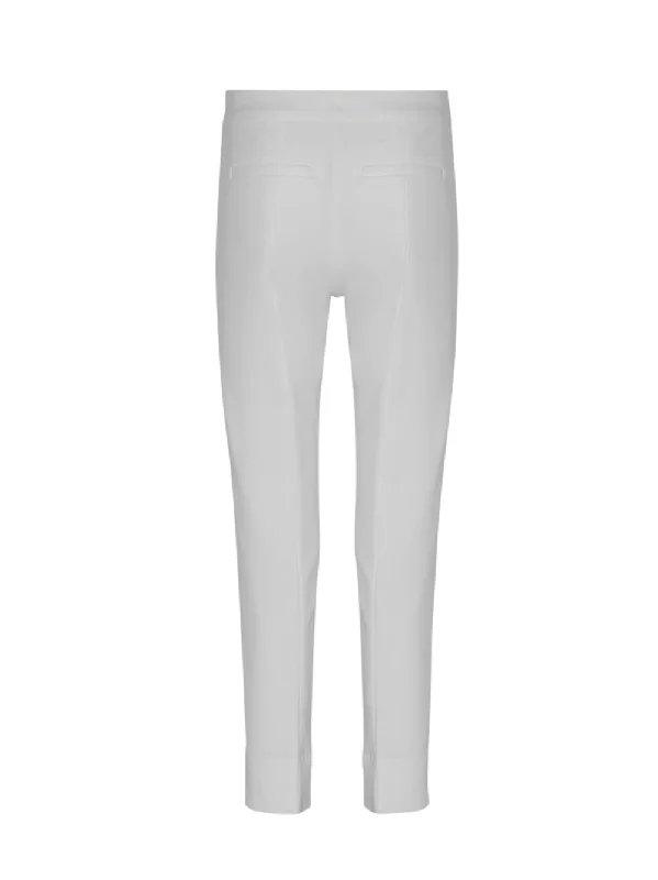 Front Tab Straight Pant (Ivory)