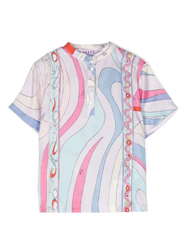 Shirt in multicolor viscose