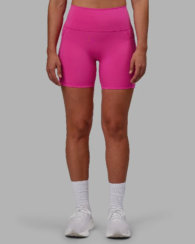 Fusion Mid Short Tights - Fuchsia Pink