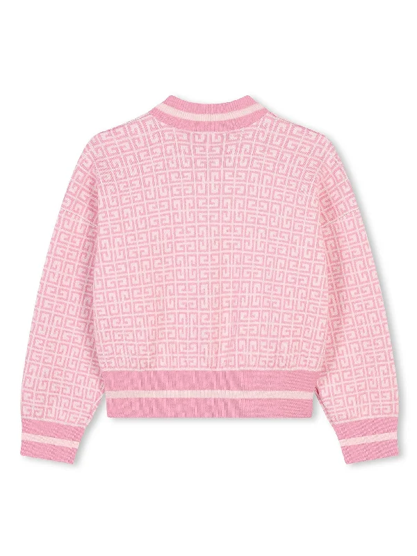 Bomber in rose-pink cotton