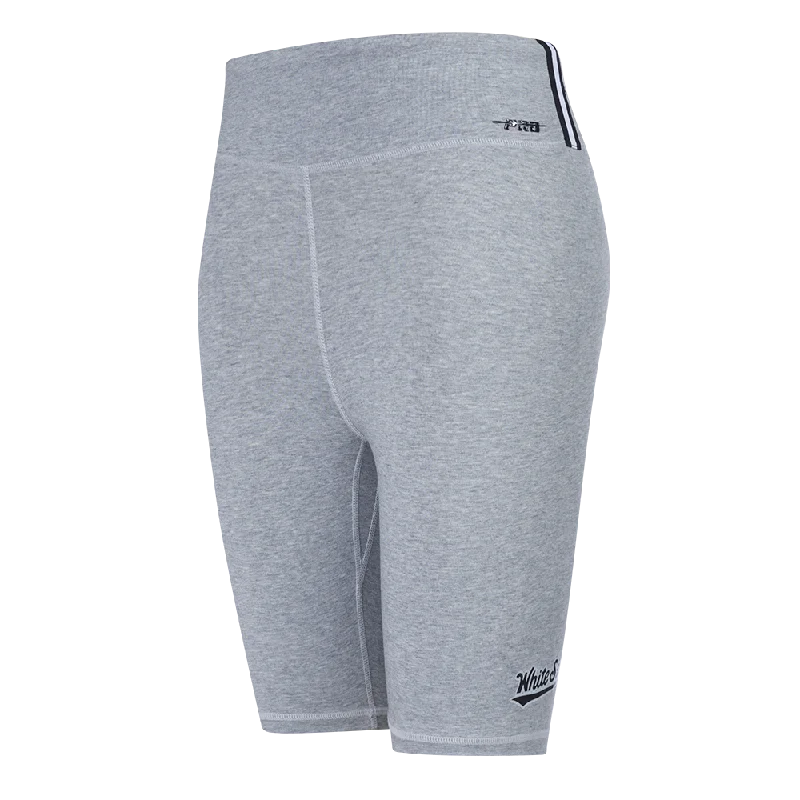 MLB CHICAGO WHITE SOX CLASSIC WOMEN'S BIKE SHORT (HEATHER GREY)