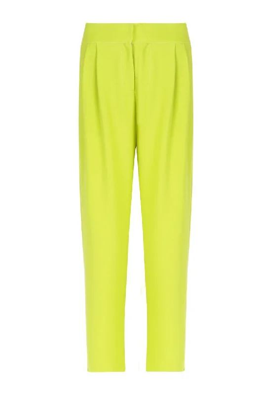 LIME GREEN CIGARETTE PANTS