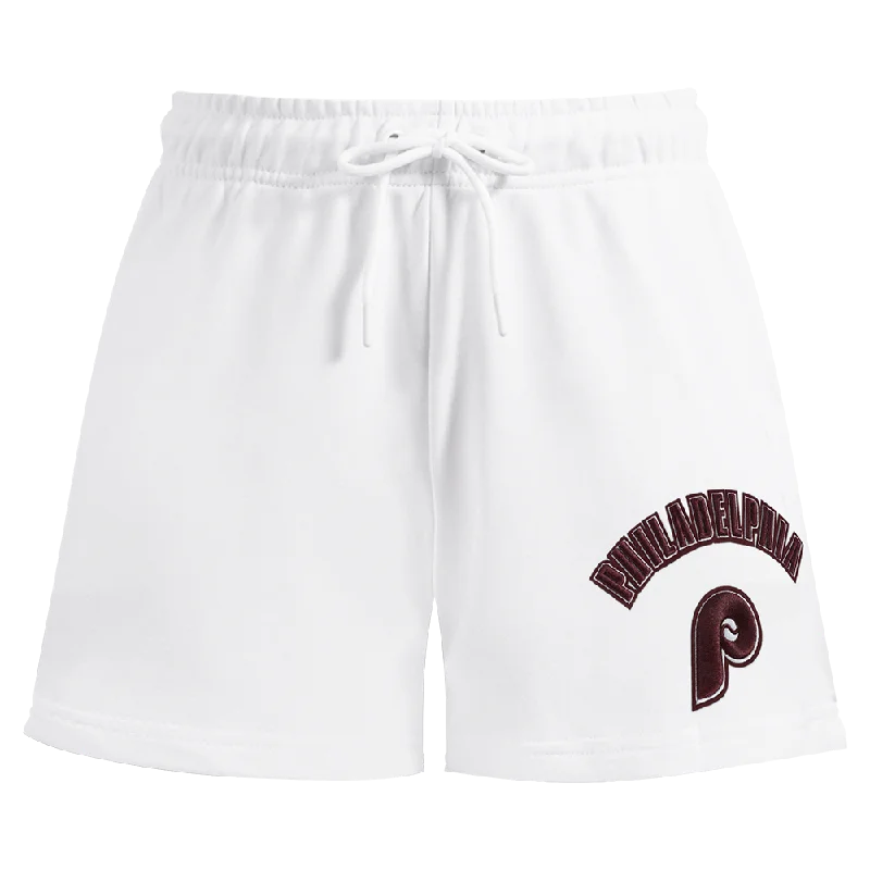 MLB PHILADELPHIA PHILLIES RETRO CLASSIC WOMEN'S SHORT (WHITE)