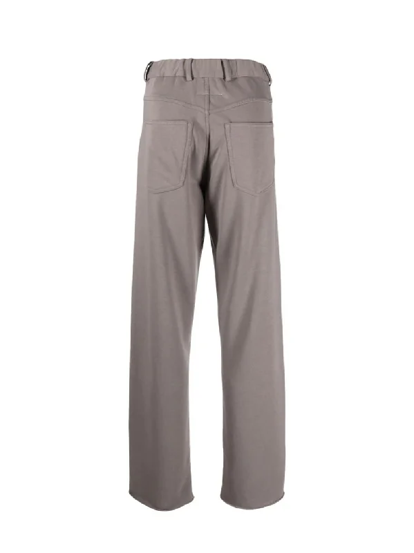 Straight Leg Trousers (Taupe)