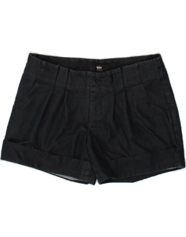 MOSSIMO Womens Hot Pants US 6 Medium W30 Black Cotton