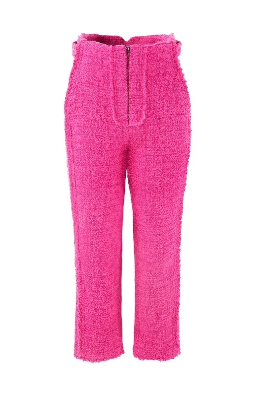 PALRA PINK WOOL-BLEND PANTS