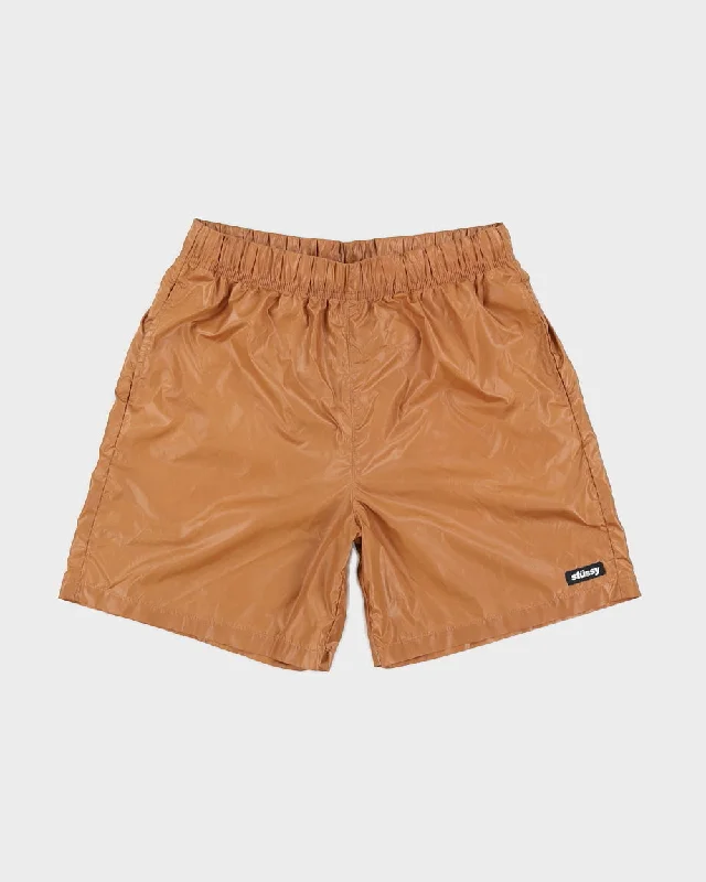 Stussy Brown Polyester Shorts - S