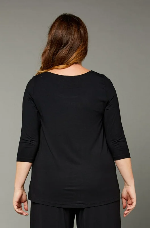 Swing 3/4 Sleeve - Black