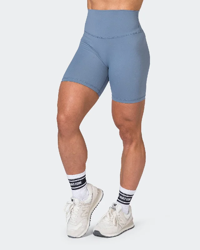 Ultra Signature Bike Shorts - Stone Blue