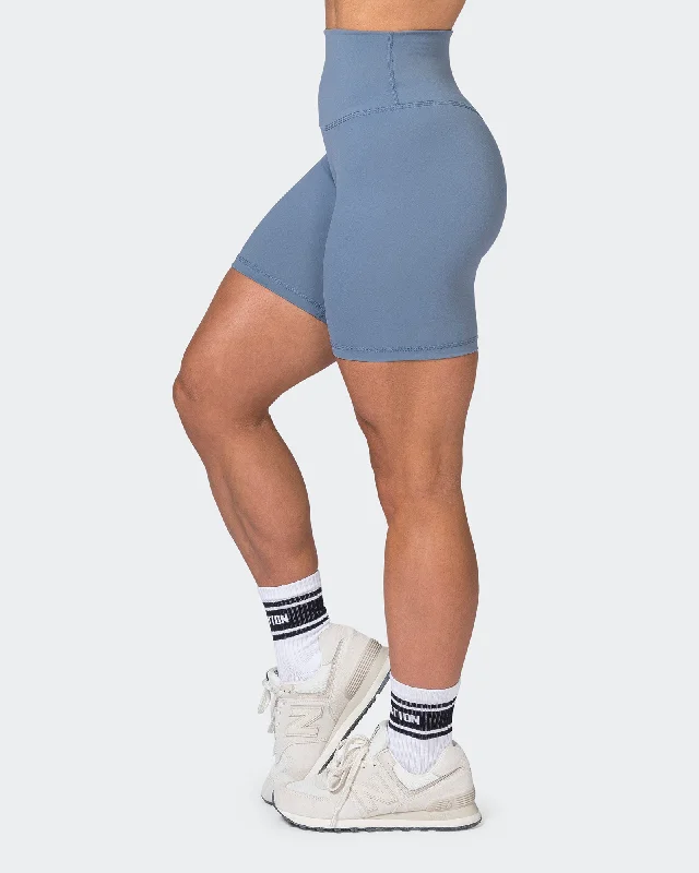 Ultra Signature Bike Shorts - Stone Blue