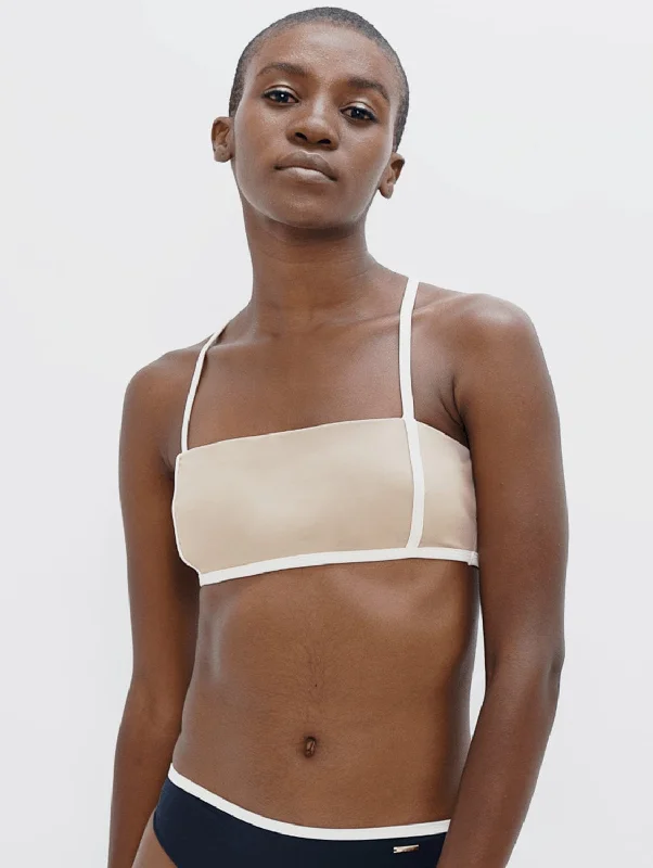 Brisbane Econyl® Bikini Top | Sand