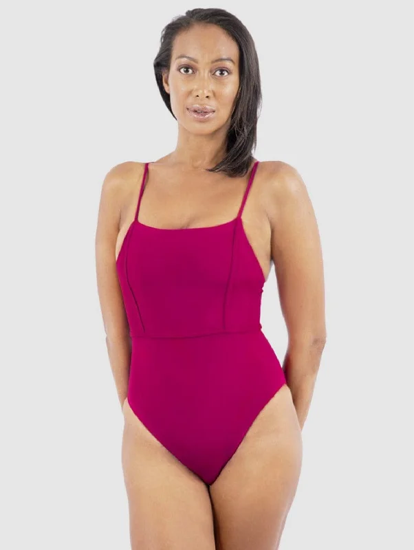 Byron Bay Econyl® Swimsuit | Red Coral