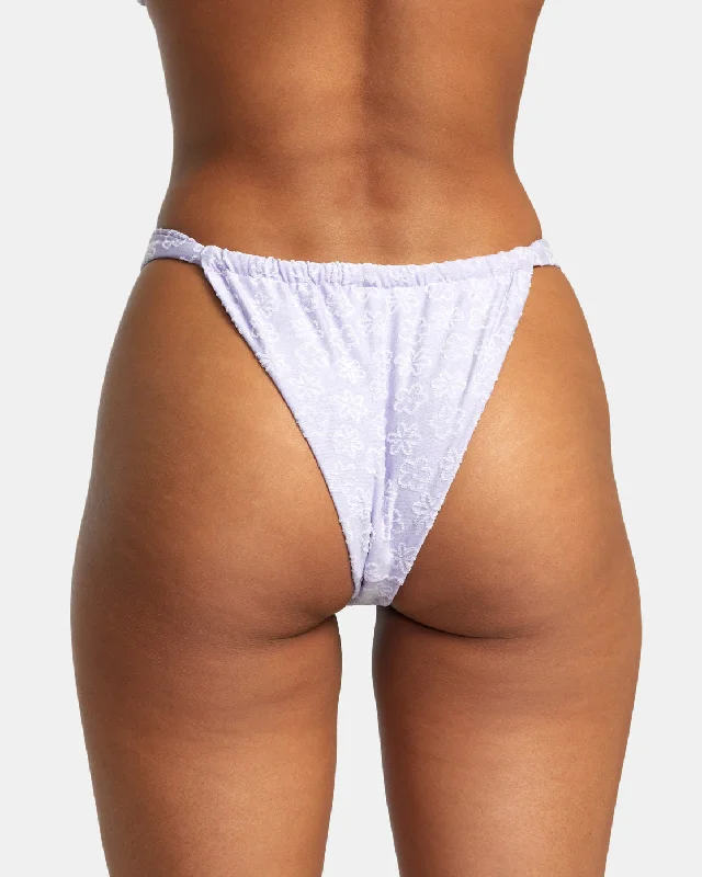 Delia Wide Slide Med Bikini Bottoms - Iris