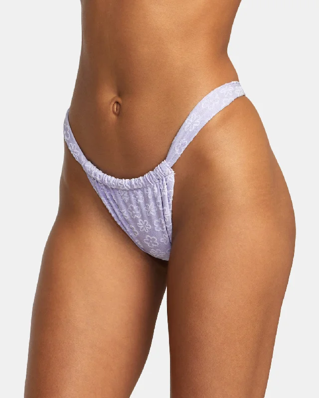 Delia Wide Slide Med Bikini Bottoms - Iris