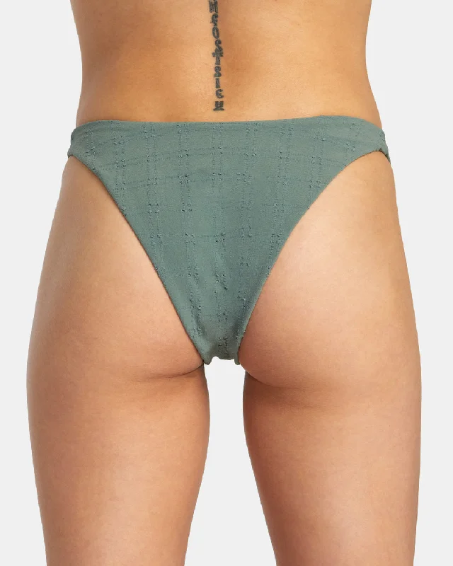 Greetings Medium French Bikini Bottoms - Jade