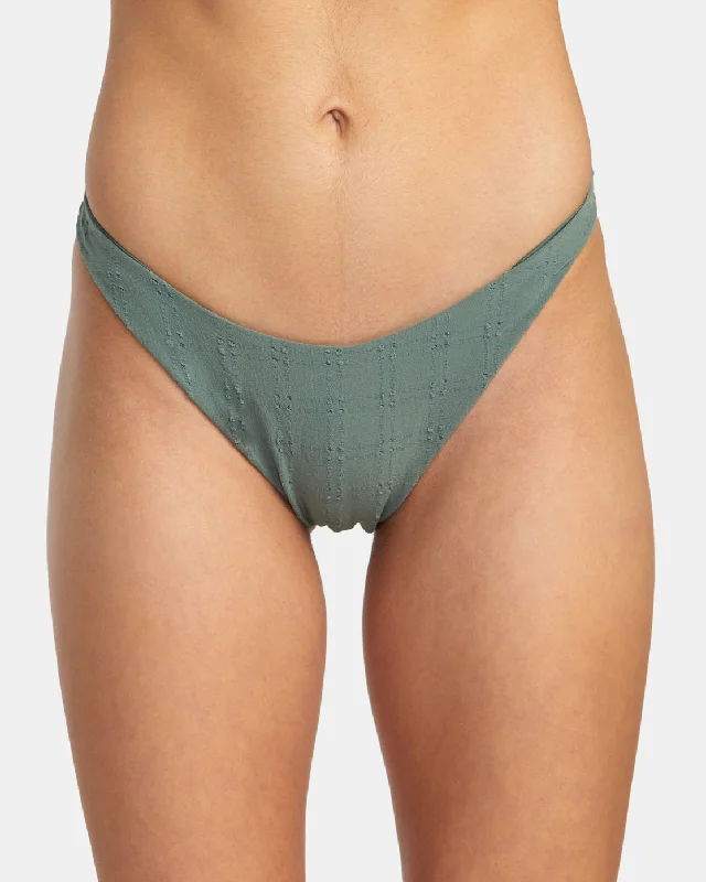 Greetings Medium French Bikini Bottoms - Jade