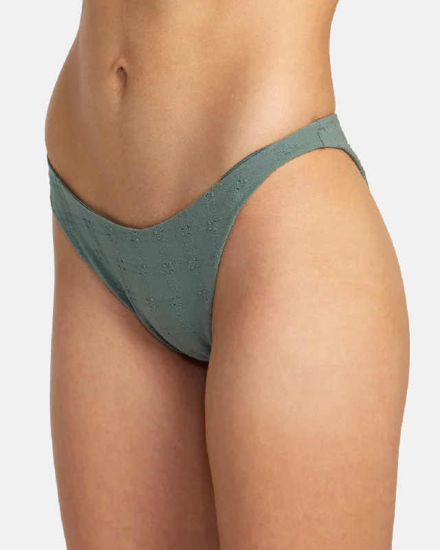 Greetings Medium French Bikini Bottoms - Jade