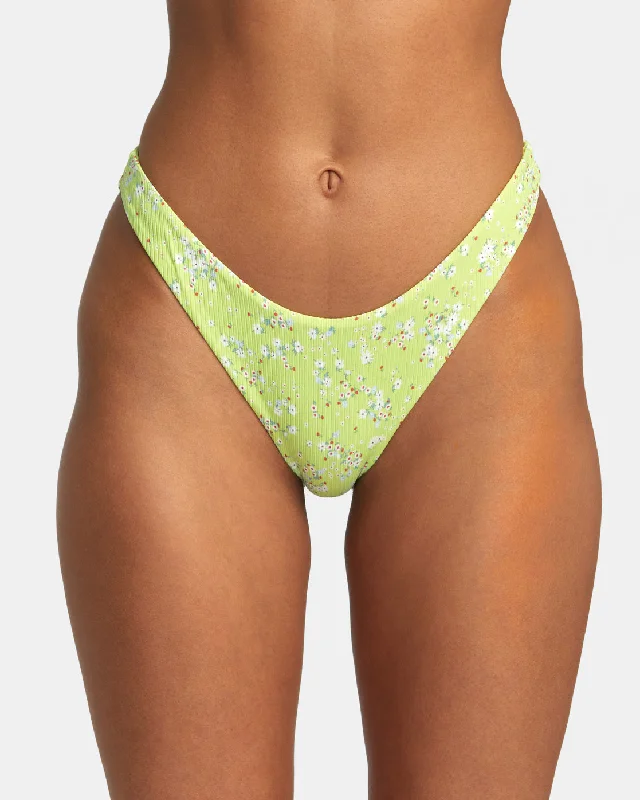 Itty Medium French Bikini Bottoms - Neon Green